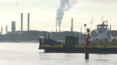 Waterway ferry Stock Footage 20483202