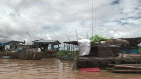 On the waterway Stock Footage 522660