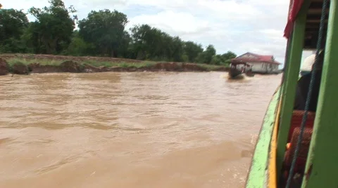 On the waterway Stock Footage 522675