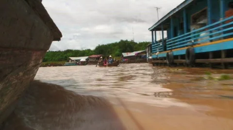 On the waterway Stock Footage 529438