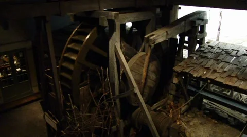 Waterwheel  9479 Stock Footage 7757894
