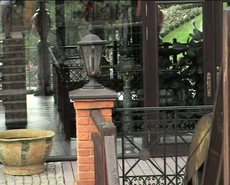 Waterwheel reflection Video stock 83192