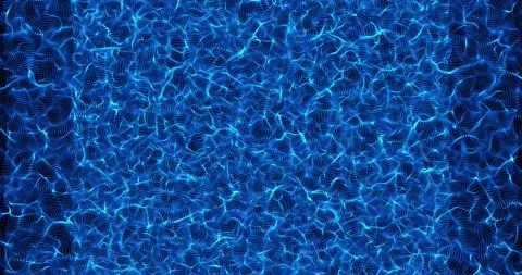 Watery abstract blue background from technological particles Stock Footage 161546218