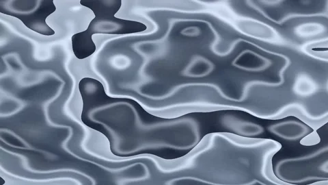 Watery Abstract Patterns Flowing on Shimmering Surface Stock Footage 327602860