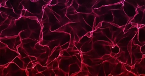 Watery abstract red background from technological particles. Видео 162624701