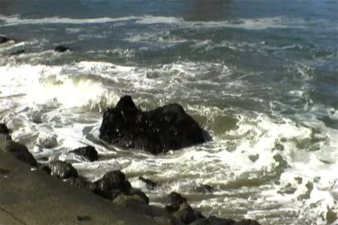 Watery Rocks Stock Footage 14813584