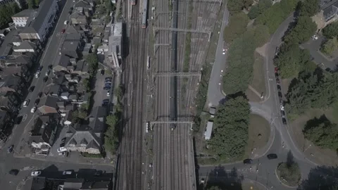 Watford Train Arrival Stock-Footage 250348904