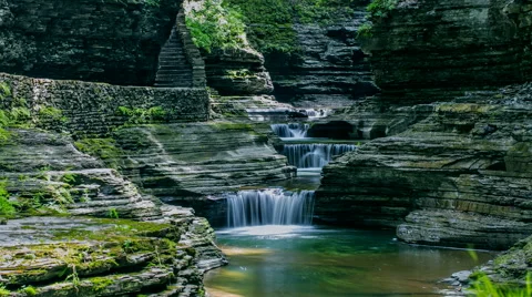 Watkins Glen Time Lapse Stock Footage 40381577