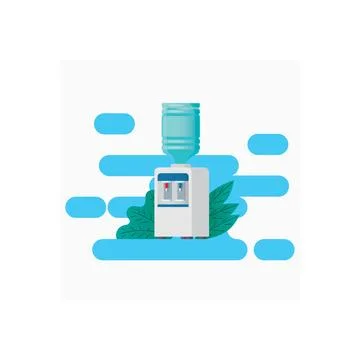 WATRE DSIPENSER Stock Illustration