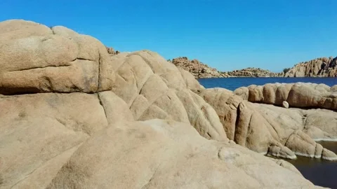 Watson Lake Rock Stock Footage 239577351