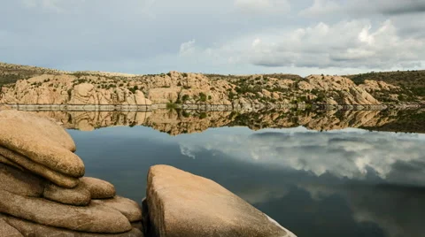 Watson Lake Time Lapse Stock Footage 40912457