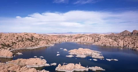 Watson Park Shore to Dam Stock Footage 83945963