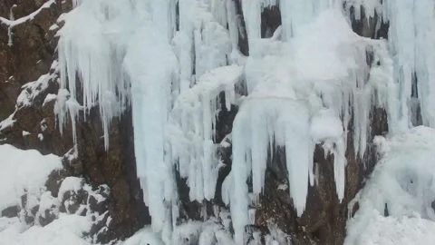 Watsonfalls 30sec 4k 3-1 Video stock 130819373