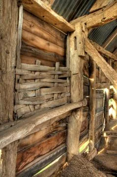 Wattle panel, england Stock Photos