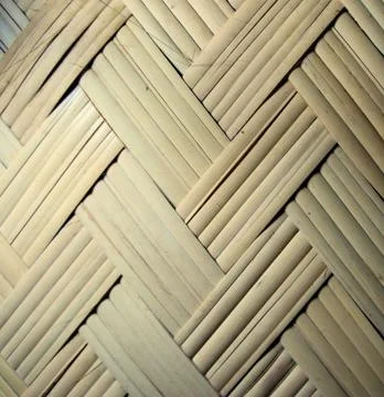 Wattled bamboo mat. A background. 写真素材