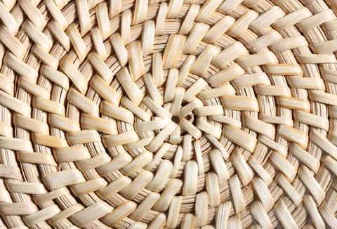 Wattled straw background Stock Photos