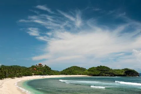 Watu Karung beach, Pacitan, Java, Indonesia Stock Photos