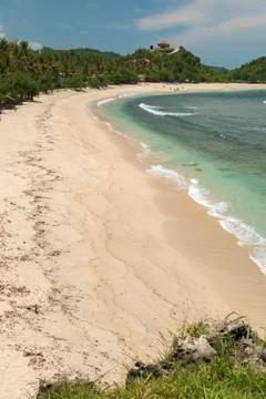 Watu Karung beach, Pacitan, Java, Indonesia 스톡 사진