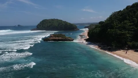 Watu leter beach 스톡 동영상 242699953