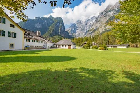 The Watzmann massif Stock Photos