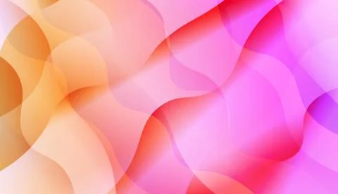 Wave Abstract Background with line, geometric shape. Creative Gradient Backgr Stock Illustration