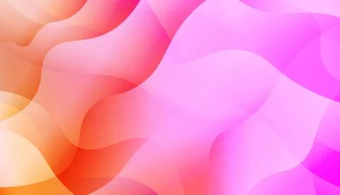 Wave Abstract Background with line, geometric shape. Creative Gradient Backgr Illustrazione stock