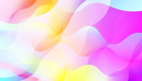 Wave Abstract Background with line, geometric shape. Creative Gradient Backgr Stock Illustration
