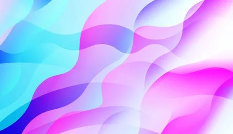 Wave Abstract Background with line, geometric shape. Creative Gradient Backgr Stock Illustration