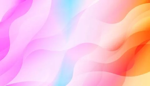 Wave Abstract Background with line, geometric shape. Creative Gradient Backgr イラスト素材