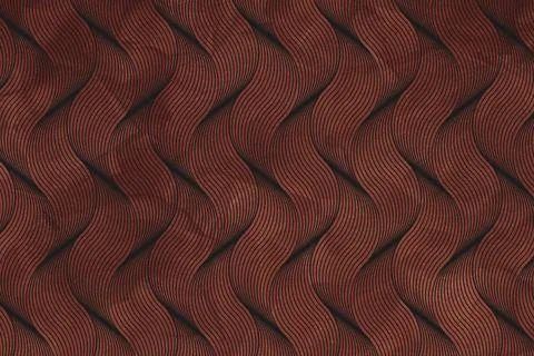 Wave Abstract brown pattern fills entire frame with no people. Stock Illustration