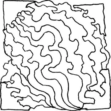 Wave abstract pattern. Grunge pen lines background. Vector illustration. 스톡 일러스트