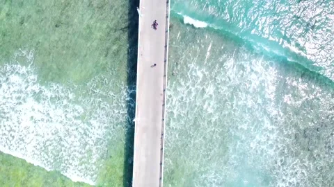 Wave Aerial Stock Footage 232349394