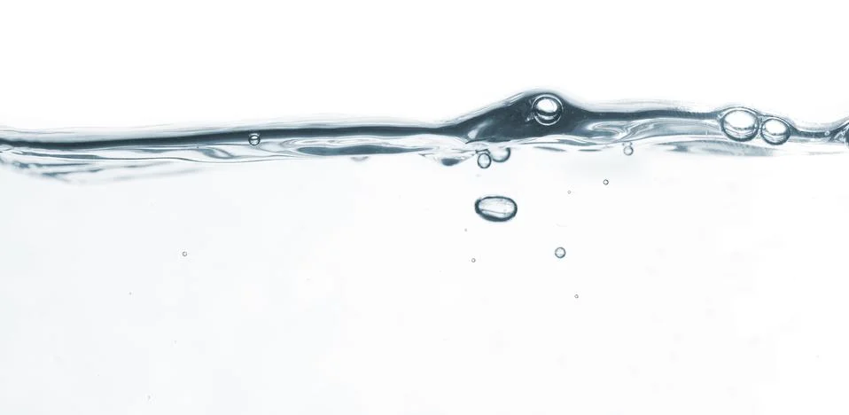 Wave and bubbles Stock Photos