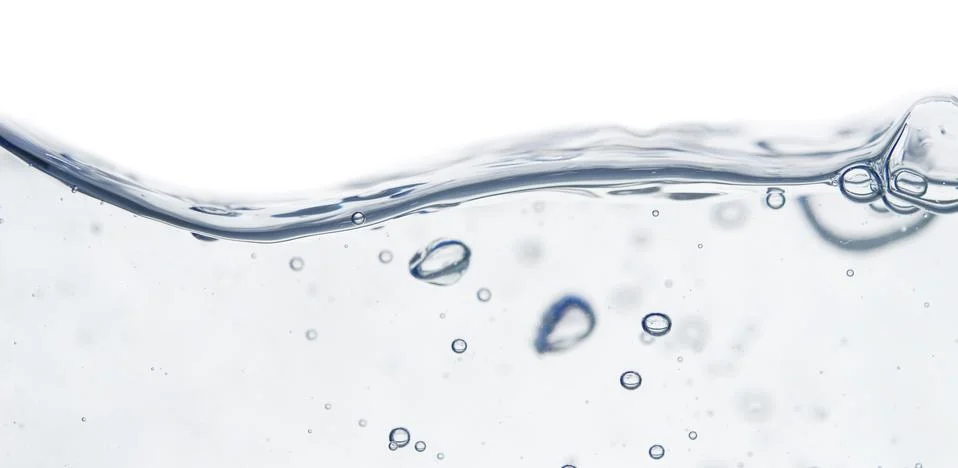 Wave and bubbles Stock Photos
