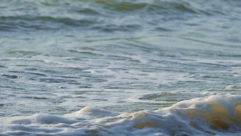 Wave And Buble in Slow Motion Stock Footage 112989164