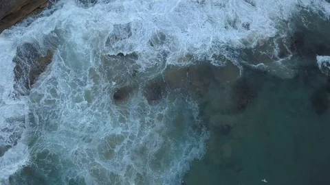 Wave and its foam Stock Footage 104788057