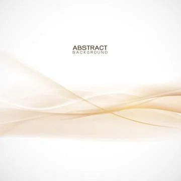 Wave and line abstract background. Soft curvy and wavy stripes for printing, Stock Illustration