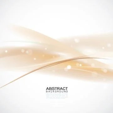 Wave and line abstract background. Soft curvy and wavy stripes for printing. Stock Illustration