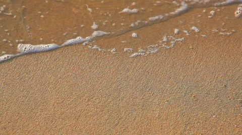 Wave and sand beach Stock-Footage 5459091