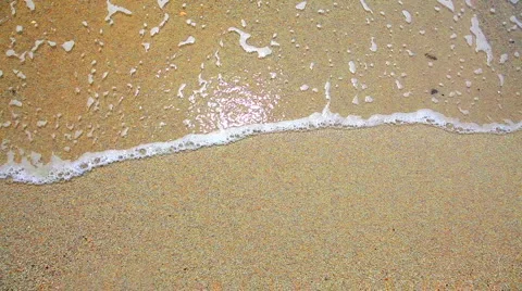 Wave and sand beach Video stock 5459632