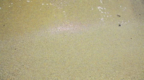 Wave and sand beach Video stock 41295949