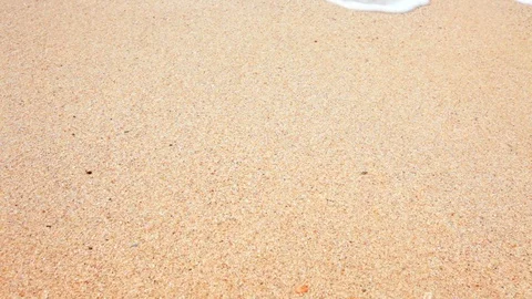 Wave and sand beach Video stock 72979230