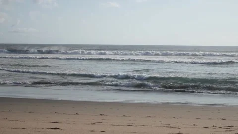 Wave and sand Stock Footage 138980638