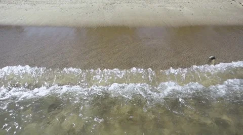 Wave Approaching to Shore. Slow Motion Stock Footage 58932943