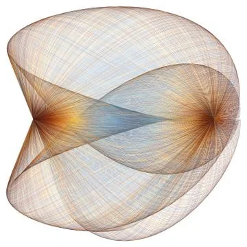 Wave asymmetrical mathematical vector form Stock Illustration