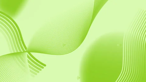 Wave background animation with light green color and gradation. Stock Footage 313374968