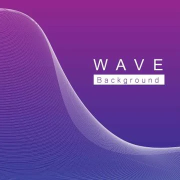 Wave Background Concept Illustration Stock Illustration