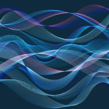 Wave background Stock Illustration