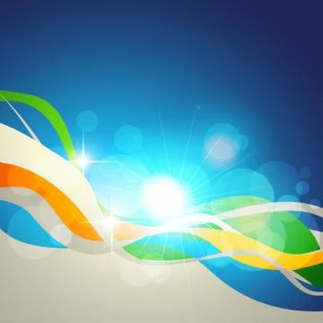 Wave background Stock Illustration