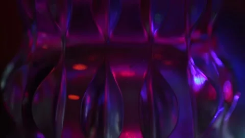 On a wave-like background the movement of iridescent rays of light Stock Footage 143843266